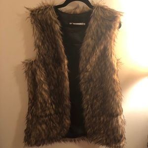 Brown Fur Vest